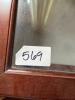Cherry-Finish Glass Top Display Case Table with Felt-Lined Drawer, 1 of 2 - 8