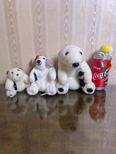 Coca-Cola Plush Toy Lot