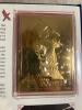 1998 Danbury Mint Mark McGwire & Sammy Sosa 22kt Gold Card Set - 4
