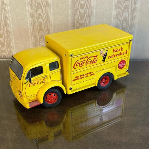 1955 Coca-Cola Die-Cast Delivery Truck with Opening Side Panel and Bottle Cargo