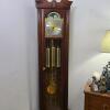 Howard Miller 610-520 Chateau Grandfather Clock, Windsor Cherry Finish, Westminster Chimes
