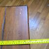 Wooden Storage Chest Coffee Table, 43.5" x 19.5" x 20.5", Hinged Top, 2 Drawers, Brown - 6