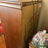Solid Wood Entertainment Armoire Made in USA- TV & DVD/VHS Player Included - 6