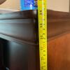 Solid Wood Entertainment Armoire Made in USA- TV & DVD/VHS Player Included - 8