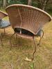 Set of 2 Outdoor Wicker Patio Chairs - 4