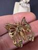 10K Gold Jewelry Lot: 2 Rings and Butterfly Pin - 4