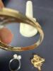 10K Gold Jewelry Lot: 2 Rings and Butterfly Pin - 6