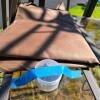 Outdoor Metal Patio Gazebo/Bar Frame with Glass Shelves, 6.5 ft x 4.5 ft x 8 ft - 2