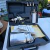 Automotive Spray Gun Kit ATK50 ASP400, Suction Feed, 1 Qt Cup, 9.3 SCFM, in Case