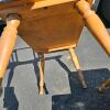 Pair of 1950s-60s Mid-Century Two-Tier Wooden End Tables, 27.5"x16"x22.5", Spindle Design - 8