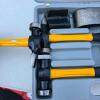 AES Industries 7-Piece Fiberglass Handle Hammer & Dolly Set, Model AES-2740, with PVC Case - 2