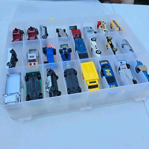 Die-Cast Car Collection &ndash; 24 Cars with Custom 12" Storage Case