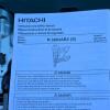 Hitachi N3804AB3(S) 1-1/2" Pneumatic Narrow Crown Stapler, 1/4" Crown, Case & Staples, - 2