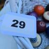 Partial Set Standard Pool Balls, 2.25" Diameter, 14 Balls, Includes Wicker Basket - 5