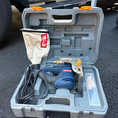 Ryobi Biscuit Joiner with Carrying Case and Accessories