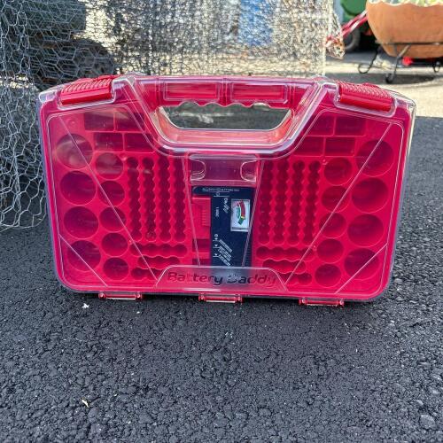 Battery Daddy Original 180-Battery Storage Case with Tester
