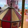 San Francisco 49ers Tiffany-Style Stained Glass Table Lamp with Cast Metal Base - 11