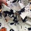 Pair of Women's XL Novelty Button-Up Shirts - Dog and Halloween Prints - 8