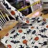 Pair of Women's XL Novelty Button-Up Shirts - Dog and Halloween Prints - 9