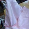 Light Pink Floral Pattern Rectangular Tablecloth - Approx. 58" x 102" - 5