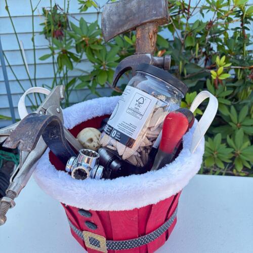 Mixed Hand Tool Lot in Basket
