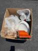 Mixed Household Lot with Glassware with Metal Bucket - 2