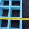 Blue Barn-Shaped Wooden Display Shelf - 5