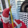 Outdoor Lighted Santa Claus Decor Set - 10