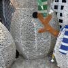 Outdoor Lighted Snowman Decor Set - 5