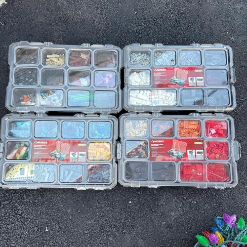 Large Mixed LEGO Collection in Husky Organizers
