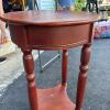 Round Wooden Side Table - 3