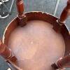 Round Wooden Side Table - 8