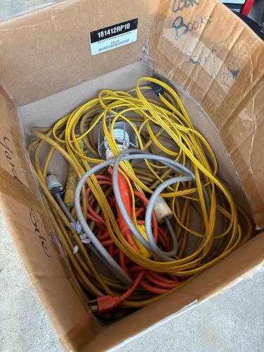Box of Electrical Extension Cords