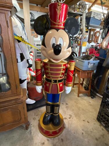 Disney 5 ft. LED Mickey Nutcracker Figure with Interactive Features