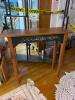 Hand-Painted Solid Wood Console Table