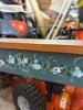 Wooden Console Table with Hand-Painted Floral Accents - 3
