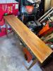 Wooden Console Table with Hand-Painted Floral Accents - 4