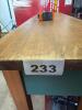 Wooden Console Table with Hand-Painted Floral Accents - 8