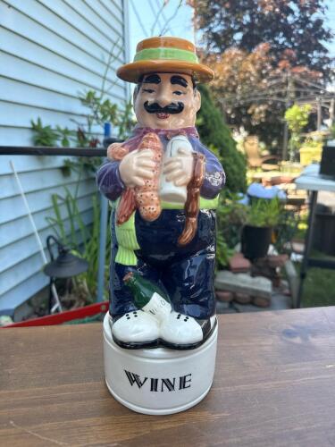 Vintage Ceramic Wine Decanter