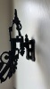 Wall-Mounted Cast Iron Ornate Oil Lamp Holder - 2