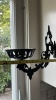Wall-Mounted Cast Iron Ornate Oil Lamp Holder - 5