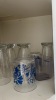 Blue and White Willow-Pattern Ceramic Mugs with Other Mugs and Glassware - 3