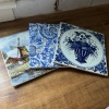 Three Decorative Ceramic Tiles