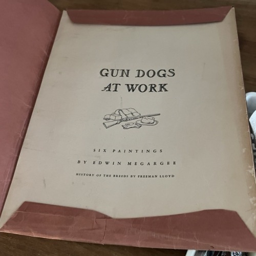 Gun Dogs at Work Portfolio by Edwin Megargee, 4 Prints