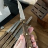 Chicago Cutlery Steak Knives and Block with Extras, Plus Pampered Chef Lazy Susan - 8