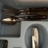 Assorted Wooden Handle Kitchen Flatware Lot - 5