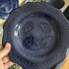 Assorted Blue and White Plates, Platter, Trivets, Etc. - 10