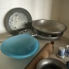 Miniatures, Pewter and Pottery Lot (with tiny kitty and baby tools) - 7