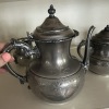 Van Bergh Quadruple Plate Tea Set, Floral Engraving - 6
