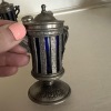 Two Sets of Cobalt Glass Salt and Pepper Shakers - 2